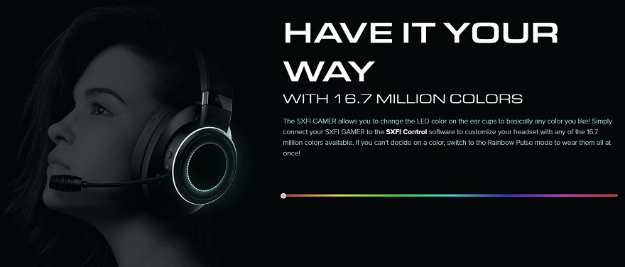 creative SXFI GAMER headset