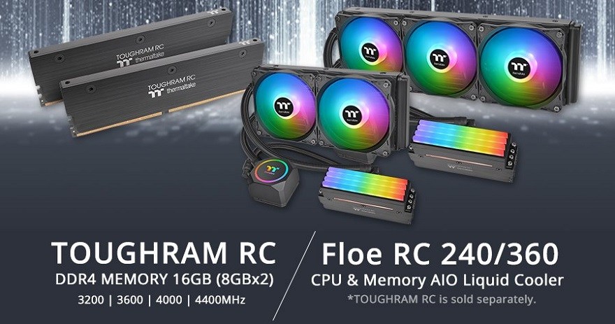 Floe RC240 CPU & Memory AIO Liquid Cooler