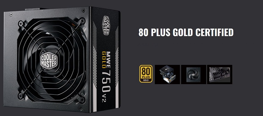Cooler Master mwe 750 watt gold v2 - Computer Accessories