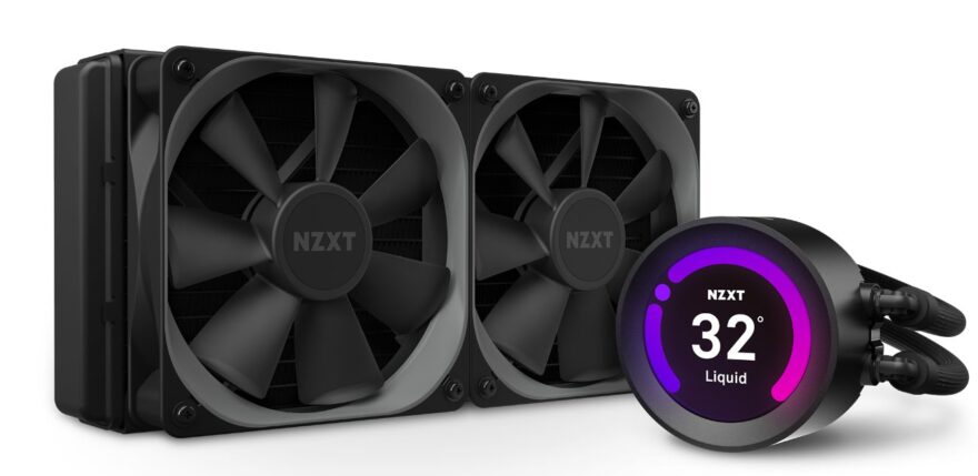 NZXT KRAKEN 240 RGB All in One CPU Liquid Cooler Fan (Black) – PC Express