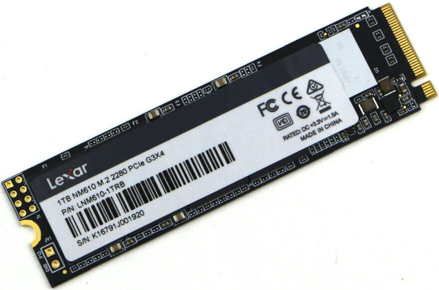 Lexar NM610 1 TB M.2 NVMe SSD Review