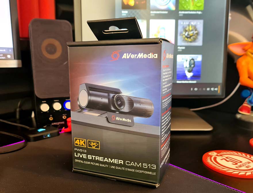 AVerMedia PW513 Live Streamer 4K CAM 513 Webcam