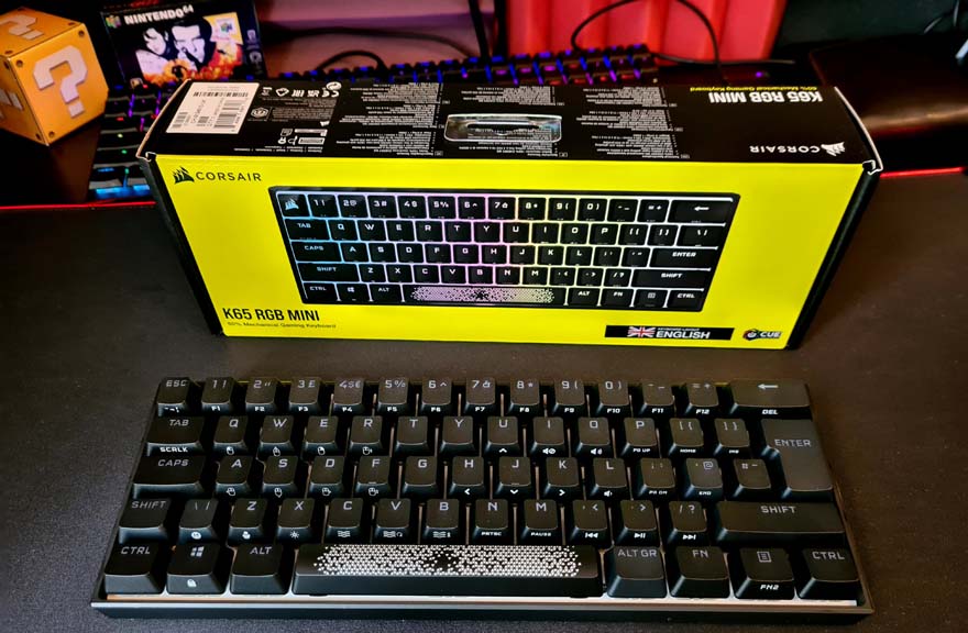 Corsair K65 RGB Mini 60% Mechanical Gaming Keyboard Review