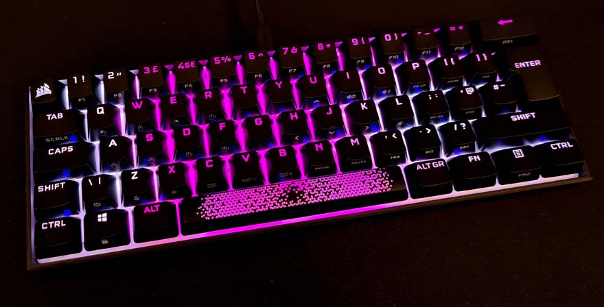 Corsair K65 RGB Mini 60% Mechanical Gaming Keyboard Review