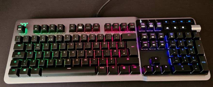 Thermaltake ARGENT K5 RGB Mechanical Gaming Keyboard Review