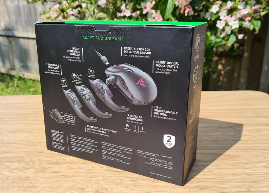 Razer Naga Pro Wireless Optical Gaming Mouse - Razer 
