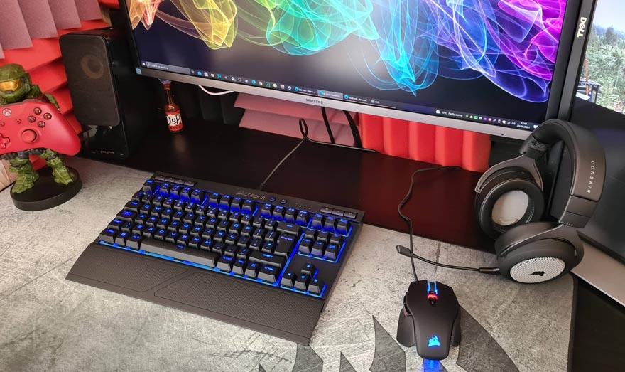 Let's Play Xbox and PC with the Same Corsair Peripherals (and Lapboard)!