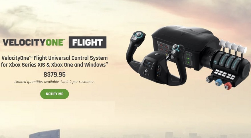 Velocity One Flight from Turtle Beach for Xbox Series X