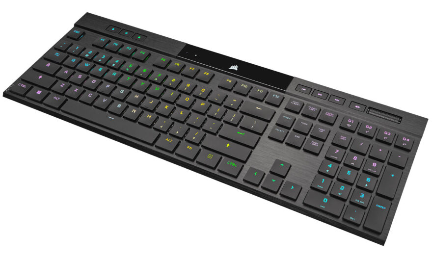 Ultra-Thin CORSAIR K100 AIR Wireless Mechanical Keyboard Released