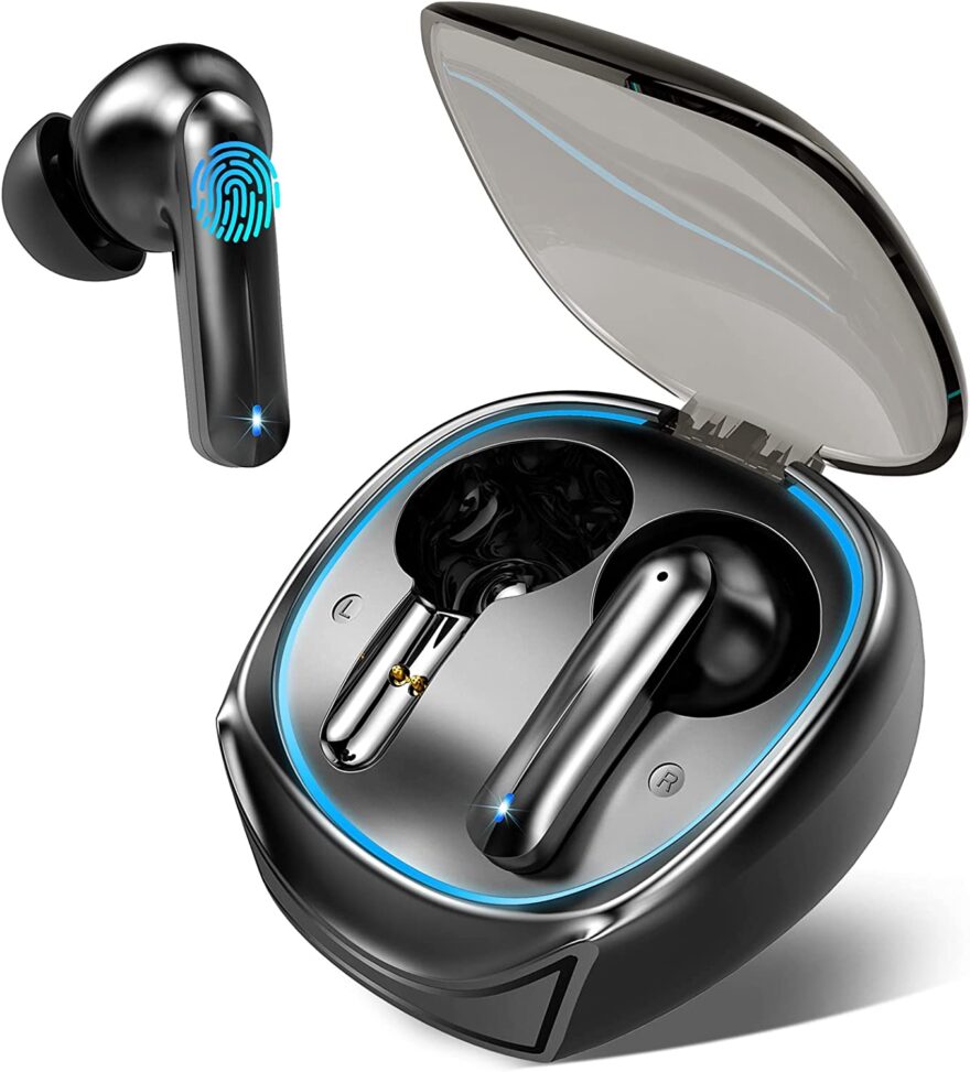 Wireless Earbuds, Bluetooth 5.3 Headphones with 4 Microphone - eTeknix