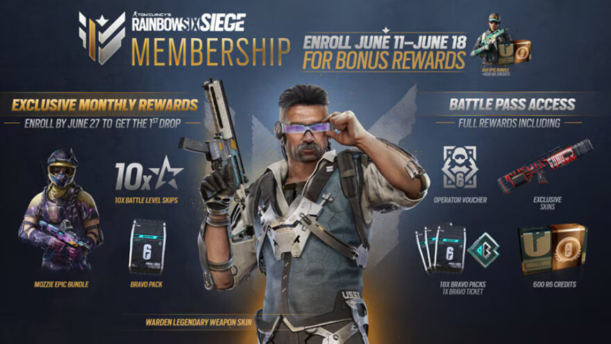 Rainbow Six Siege Introduces R6 Membership with Monthly Rewards