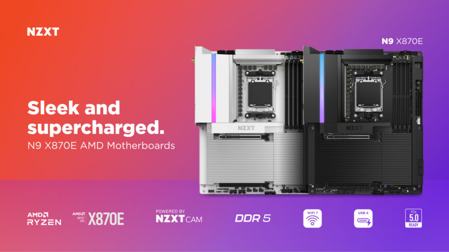 NZXT Introduces New Flagship N9 X870E AMD Motherboard with Zen 5 Support